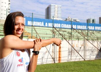 ÍNDICE OLÍMPICO. Tábata Carvalho é atleta maringaense no exterior
Foto: Aldemir de Moraes / PMM Arquivo