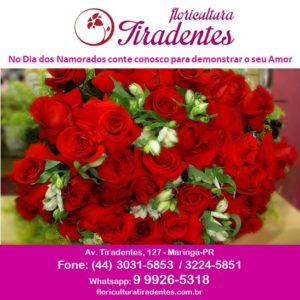 3 Dia nos Namorados Floricultura Tiradentes