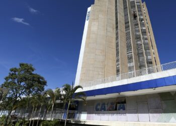 Edificio sede da Caixa Econômica Federal.  (Foto: Marcelo Camargo/Agência Brasil)