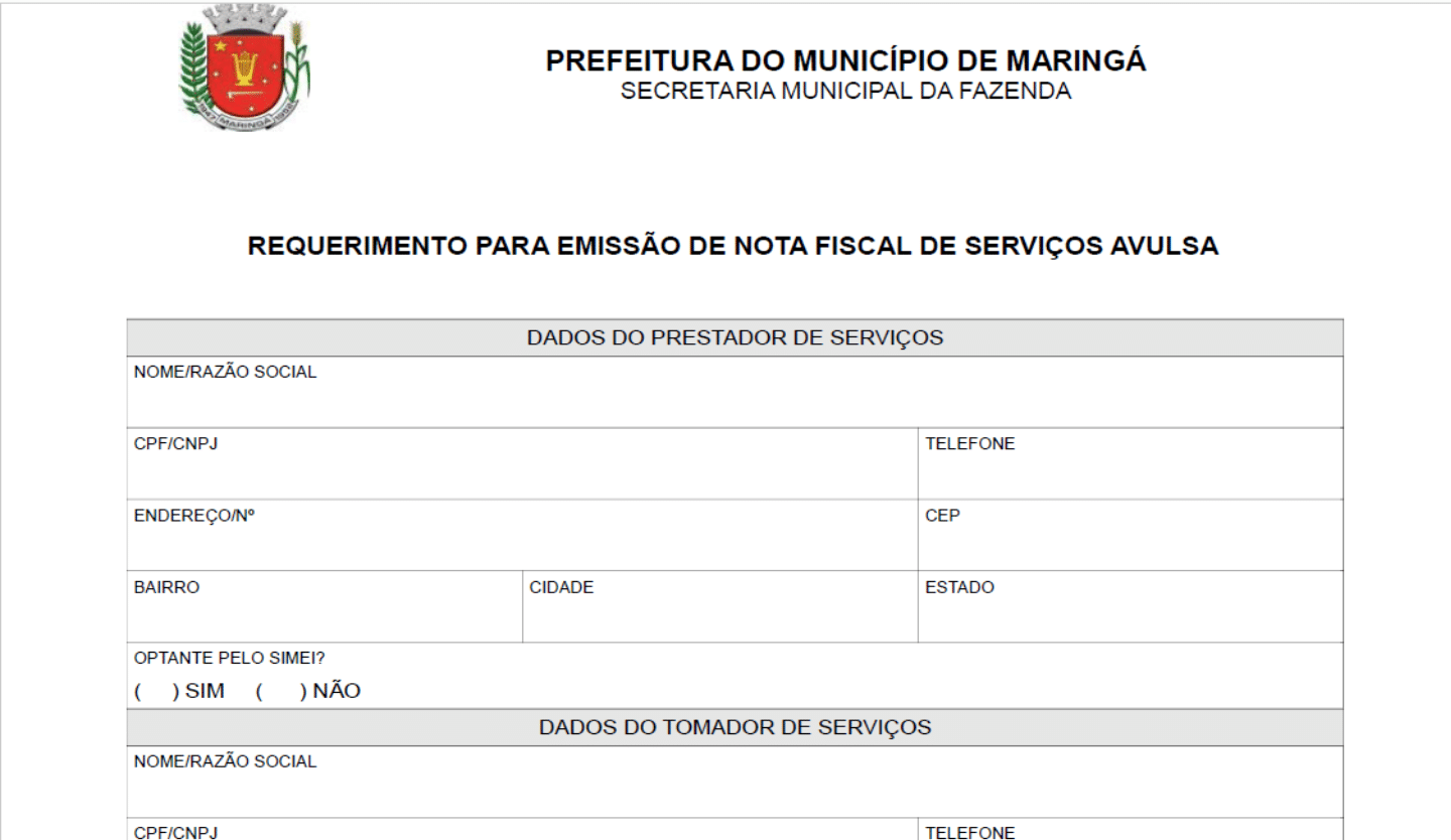 Comunicado Emissão de Nota Fiscal – MEI – Prefeitura Municipal de Mantena