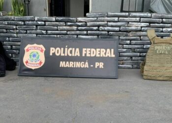 A carga de cocaína apreendida está na Polícia Federal, em Maringá   Foto: Polícia Federal