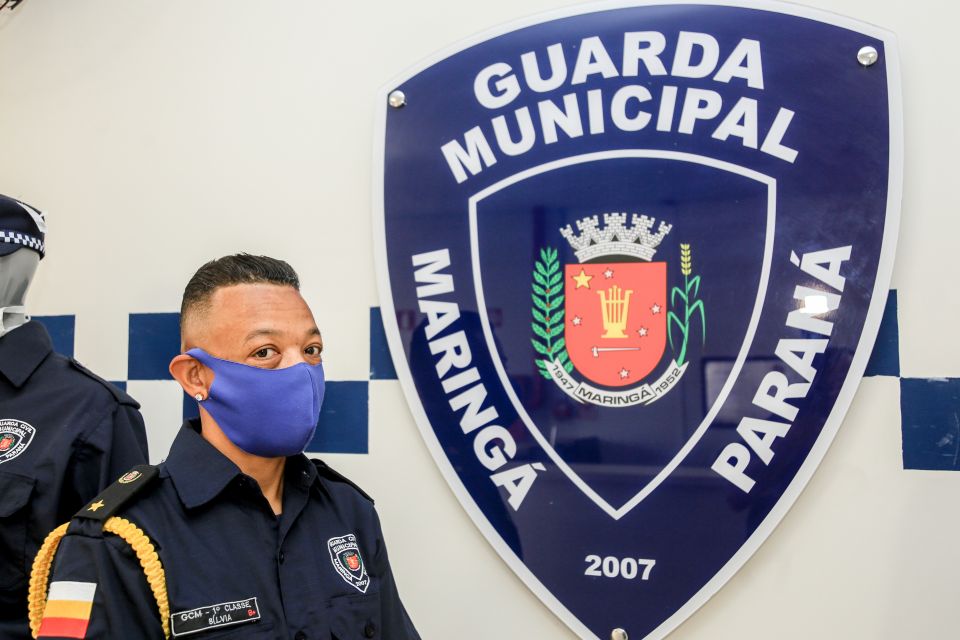 Silvia Regina de Jesus Ferreira é a primeira mulher no comando da Guarda Civil Municipal de Maringá