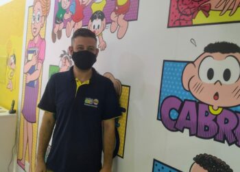 Diretor Bruno Francia Carvalho está a frente da unidade Ensina Mais Turma da Mônica em Maringá - Foto: redação