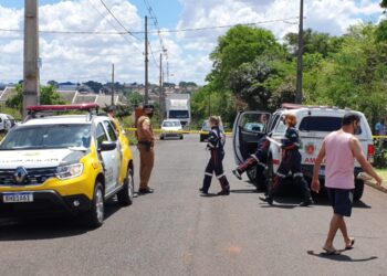 Homicídio em área de lazer na zona norte de Maringá.
CRÉDITO: Repórter Corujão