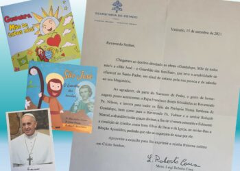 Livros escritos por padres de Arapongas recebem bênção do papa Francisco