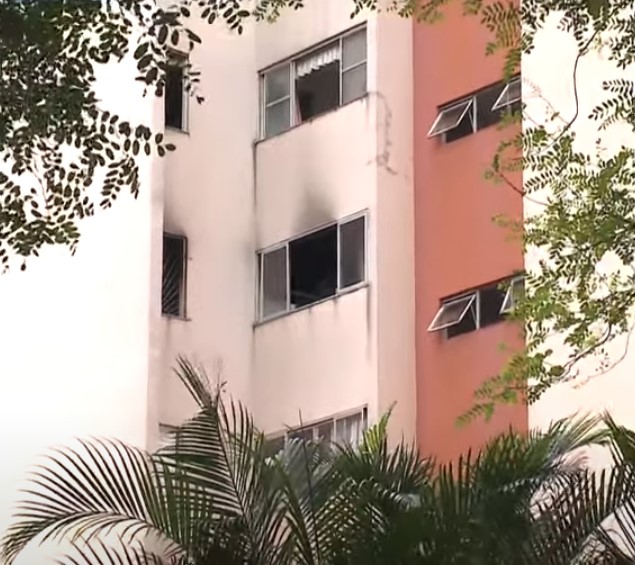Incêndio em apartamento na Zona 7 em Maringá