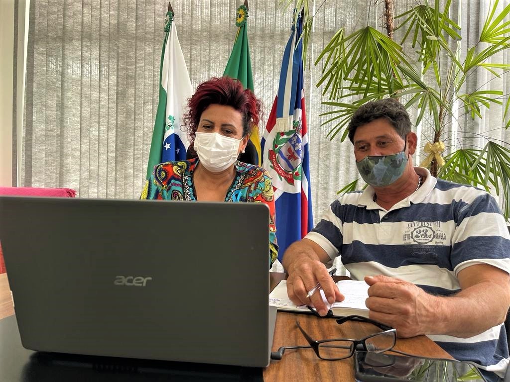 Prefeita e vice-prefeito participam de audiência pública virtual sobre o fim dos contratos de pedágio no Paraná
