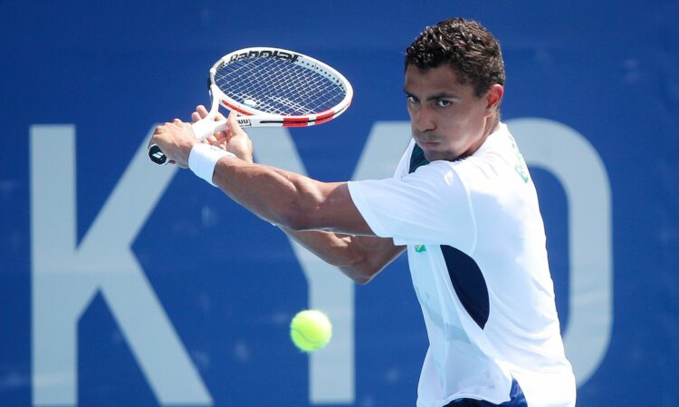 Tenista número um do País ganhou posições no ranking da ATP com desempenho na Austrália. Crédito Gaspar Nóbrega/COB
