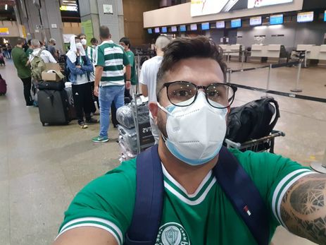 Palmeirense Thiago Monti vai ao Mundial  de Clubes para torcer pelo Verdão - Emirados Árabes Unidos