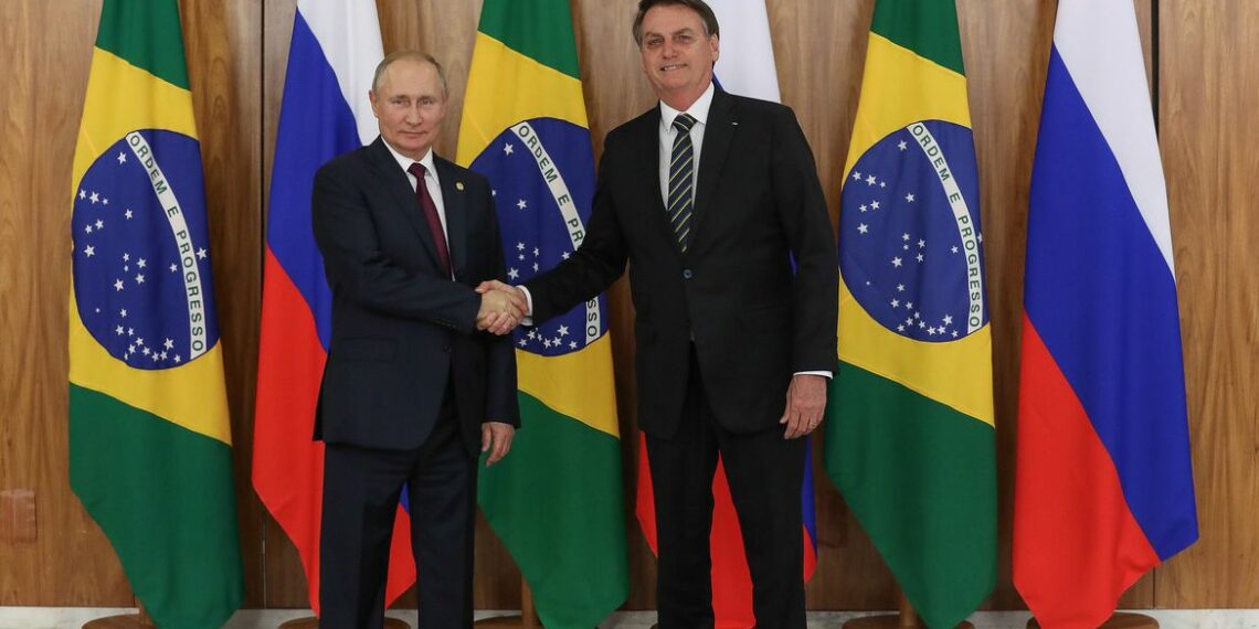 (Brasília - DF, 14/11/2019) Encontro com o Presidente da Federação da Rússia, Vladmir Putin.nFoto: Marcos Corrêa/PR