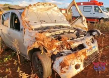 Suspeito de roubo morre após capotar veículo em rodovia da região