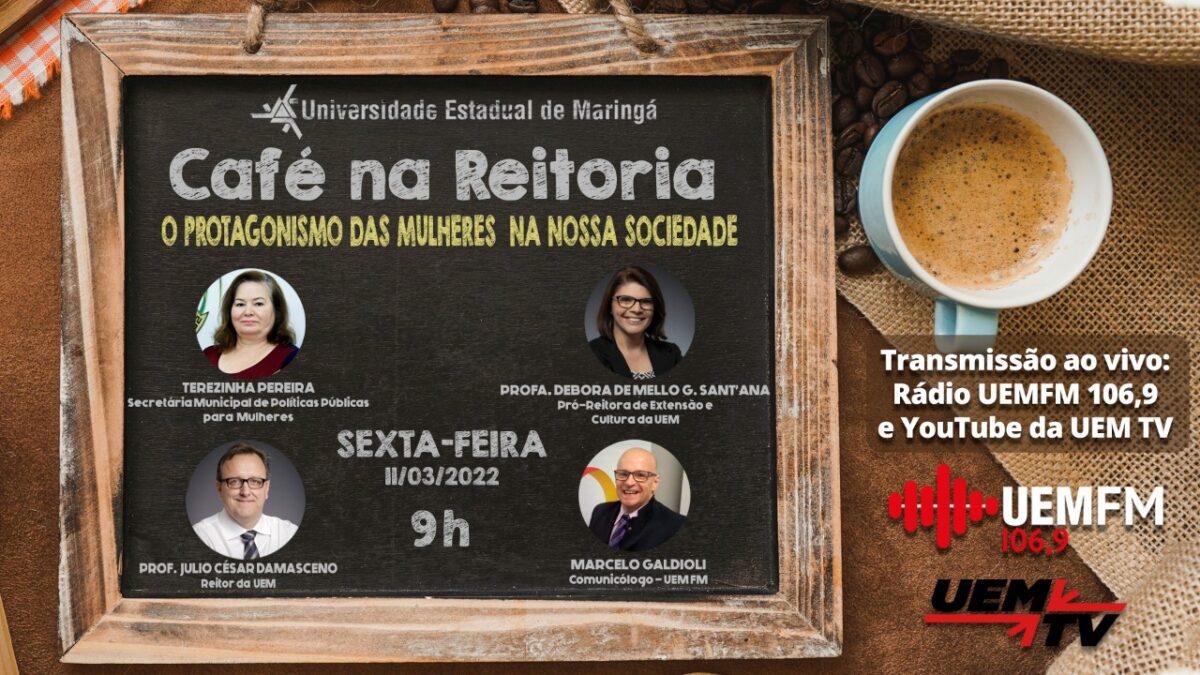 Café na Reitoria UEM