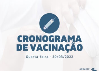 Cronograma de Vacinação contra Covid-19 - Quarta-feira - 30/03/2022