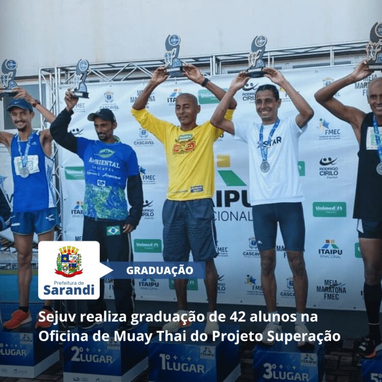 Atleta Sarandiense da Sejuv se sagrou Campeão da 1ª Meia Maratona de Cascavel