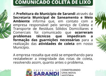 Comunicado Coleta de Lixo