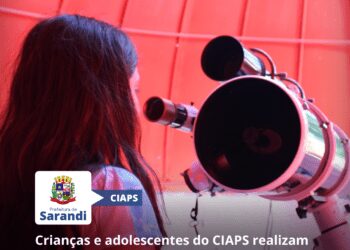 Crianças e adolescentes do CIAPS realizam visita ao Observatório Estrela do Sul