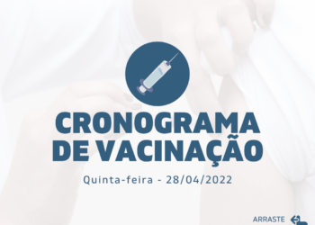 Cronograma de Vacinação Municipal - Quinta-feira - 28/04/2022