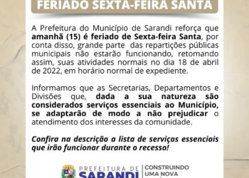 Feriado Sexta-feira Santa