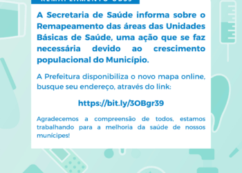 REMAPEAMENTO UBSs - Comunicado
