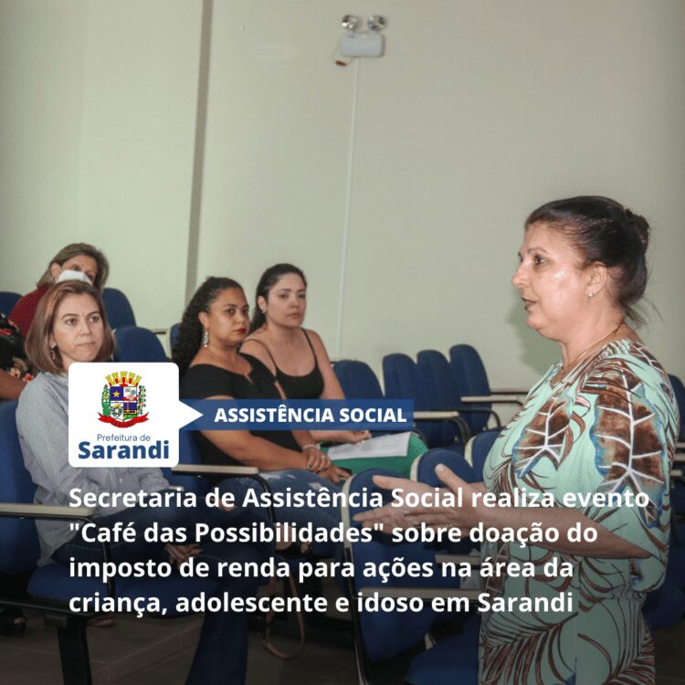 Secretaria de Assistência Social realiza evento