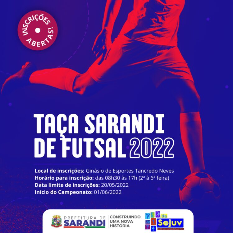 TAÇA SARANDI DE FUTSAL 2022