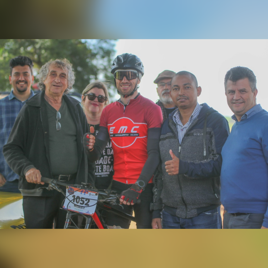 Sarandi recebe ciclistas que participavam da "Rota das Catedrais 2022"