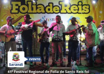 41º Festival Regional de Folia de Santo Reis foi realizada na Casa da Cultura em Sarandi