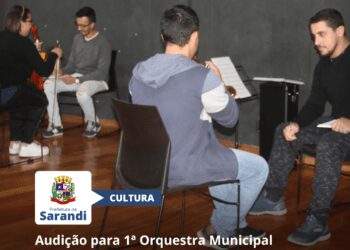 Audição para 1ª Orquestra Municipal de Sarandi