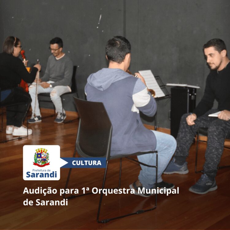 Audição para 1ª Orquestra Municipal de Sarandi