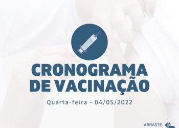 Cronograma de Vacinação Municipal - Quarta-feira - 04/05/2022