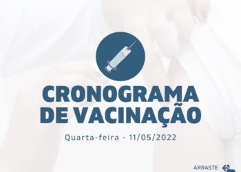 Cronograma de Vacinação Municipal - Quarta-feira - 11/05/2022