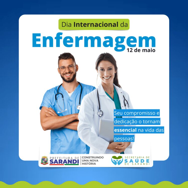 Dia Internacional da Enfermagem - 12 de maio