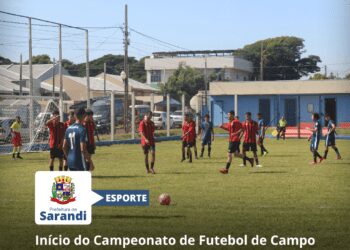 Início do Campeonato de Futebol de Campo