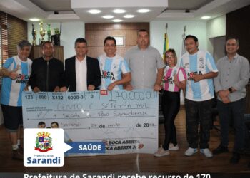 Prefeitura de Sarandi recebe recurso de 170 mil reais com contrapartida do Município para adquirir ambulância