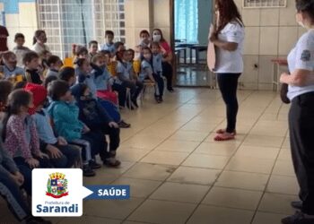 Secretaria de Saúde realiza ação educativa contra piolho no CMEI Livânia Lerin