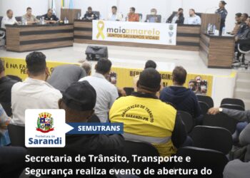 Secretaria de Trânsito, Transporte e Segurança realiza evento de abertura do Maio Amarelo