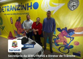 Secretário da SEMUTRANS e Diretor de Trânsito estiveram no DETRAN PR para buscar implantação de uma Escola Pública de Trânsito