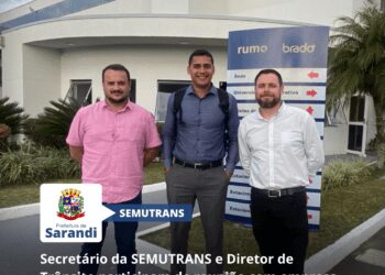 Secretário da SEMUTRANS e Diretor de Trânsito participam de reunião com empresa de transporte ferroviário