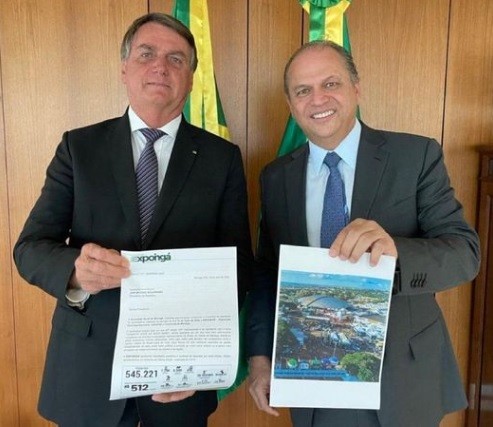 Ricardo Barros confirma vinda de Jair Bolsonaro à Expoingá na semana que vem