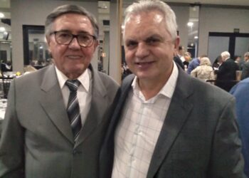 Herrerias e Ricardo Maia em noite de movimentação social