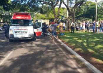 Idosa morre após ser atropelada na avenida Tuiuti em Maringá