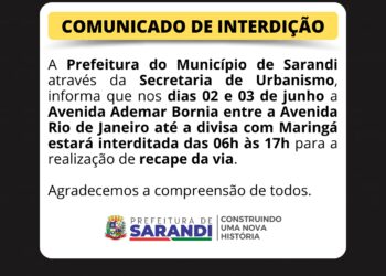 Comunicado de Interdição