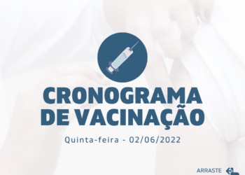 Cronograma de Vacinação Municipal - Quinta-feira - 02/06/2022