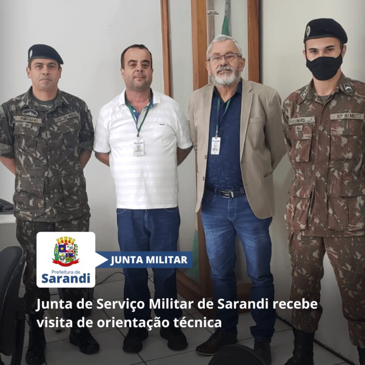 Junta de Serviço Militar de Sarandi recebe visita de orientação técnica