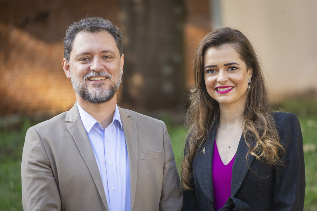 Leandro Vanalli e Gisele Mendes