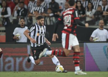 Atacante foi o destaque na segunda vitória consecutiva do Alvinegro de Minas, desta vez valendo pelas oitvas de final da Copa do Brasil. Foto: Pedro Souza/Atlético-MG