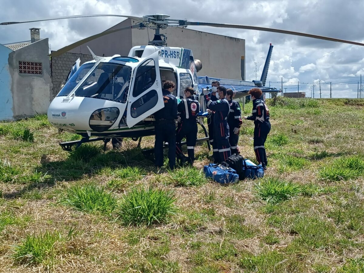 Criança é intubada após engasgar com leite na região