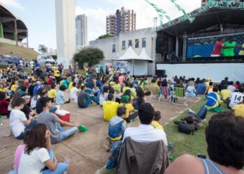 Maringá terá telão na Vila Olímpica para jogos do Brasil na Copa