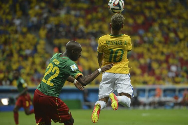 Brasil e Camarões se enfrentaram no estádio Mané Garrincha pela Copa de 2014 - Marcello Casal jr/Agência Brasil.