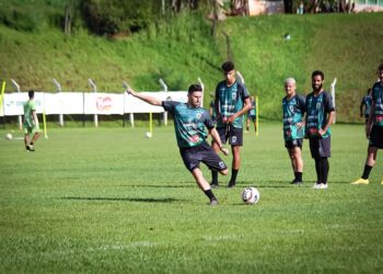 Treino do Tricolor no CT do clube visando estreia no torneio amistoso nesta semana com FC Cascavel e Cianorte. Assessoria/Maringá FC